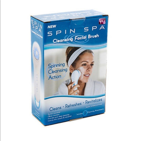 SPIN SPA Cleansing Facial Spinning Action Brush New in Box GREAT GIFT 🎁 - Picture 2 of 5